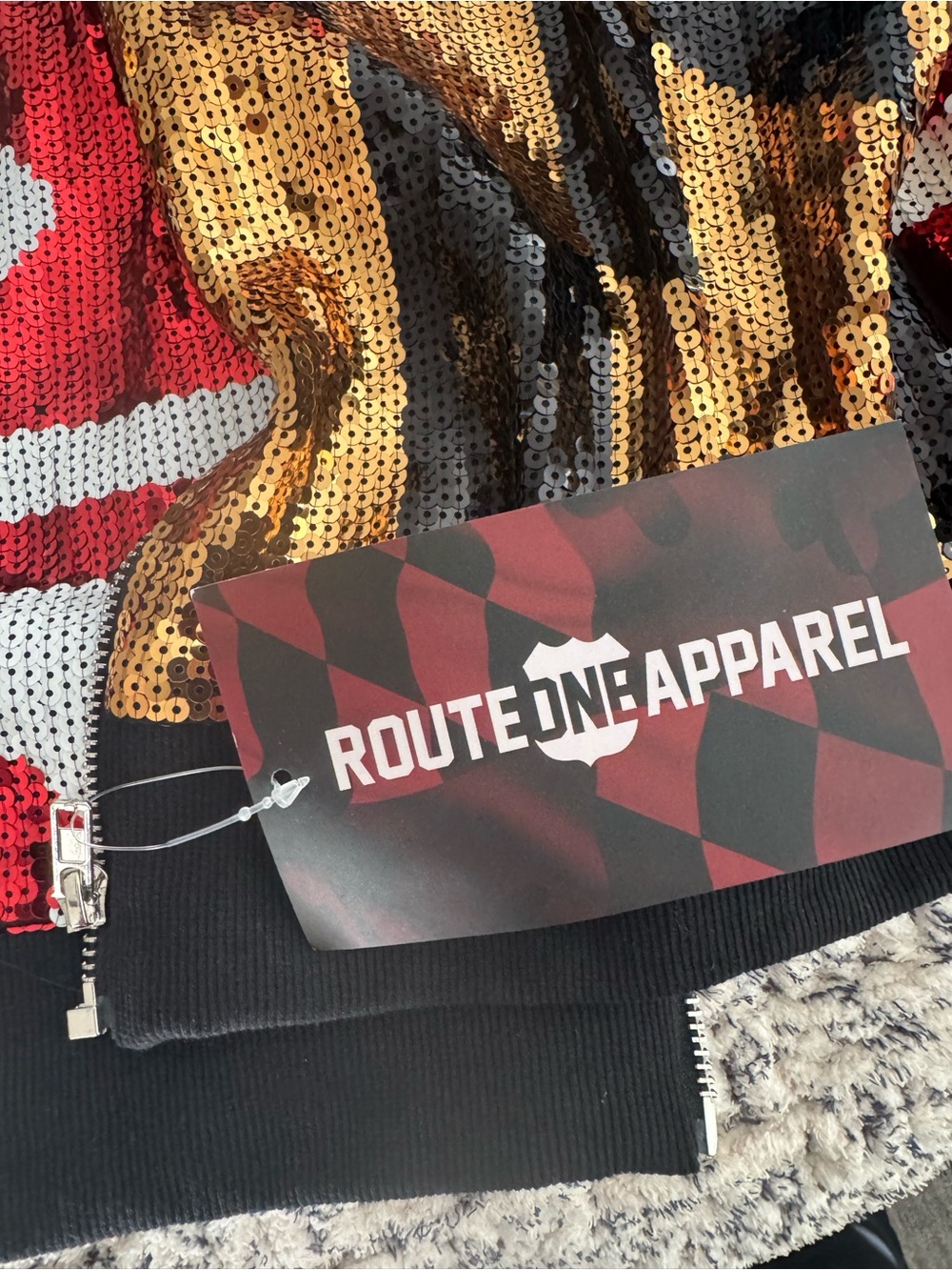 Maryland Flag sequin jacket - Picture 5 of 6